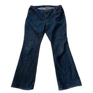Michael Kors Dark Wash Blue Denim Jeans Womens 14